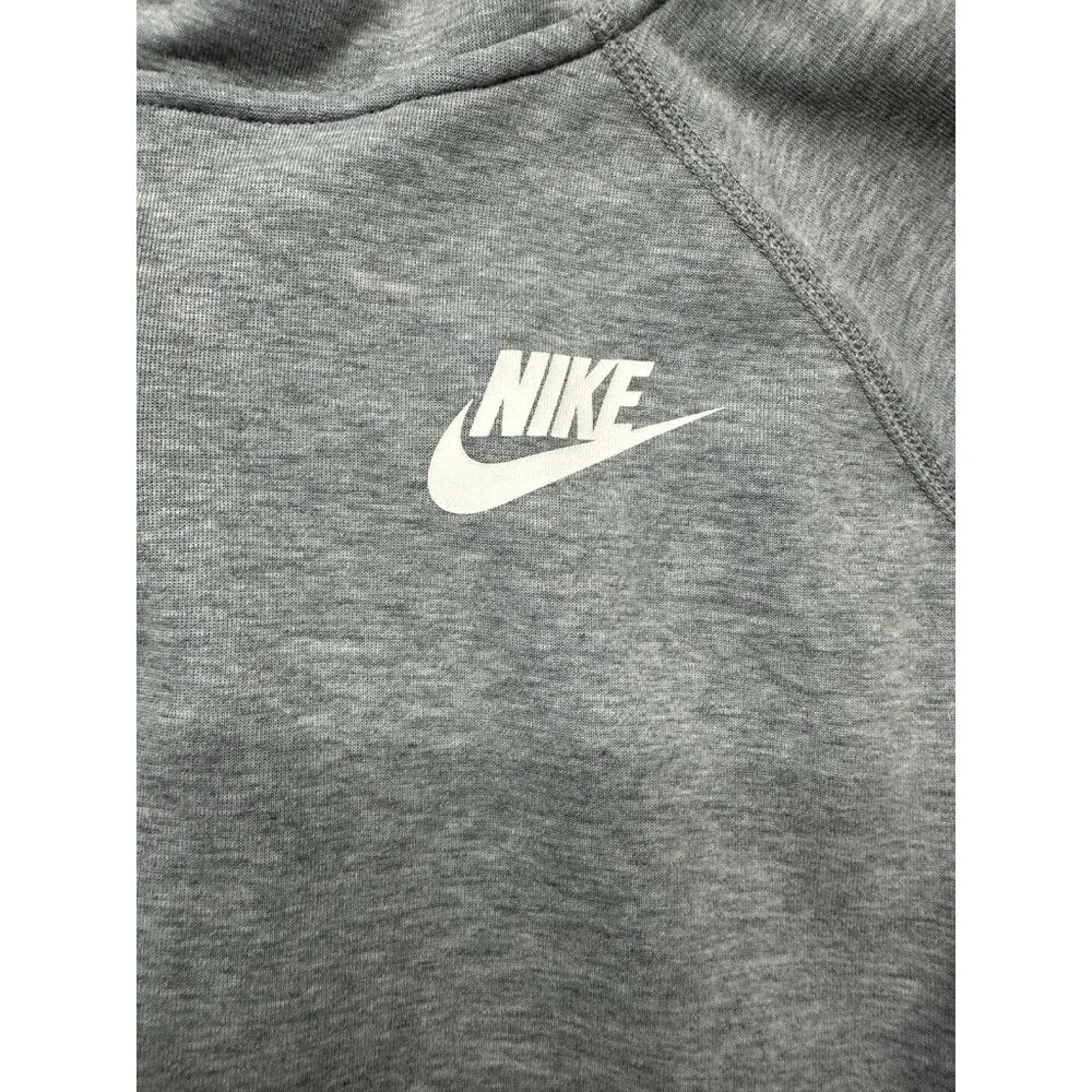 Nike Sportswear Tech Fleece Full-Zip Cape Grey/White Women's Hoodie M - Picture 2 of 7